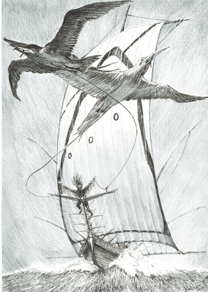 Detail of Storm Creators Wandel Sea, 2017 by Vincent Alexander Booth