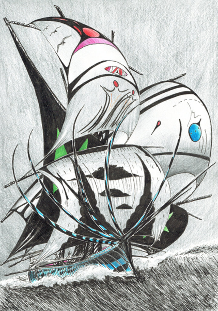 Detail of Storm Creators Andaman Sea, 2017 by Vincent Alexander Booth