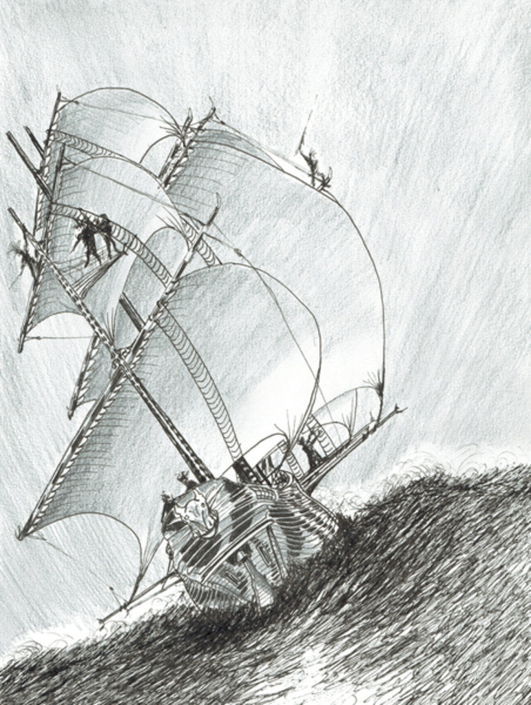 Detail of Storm Creators Molucca Sea, 2017 by Vincent Alexander Booth