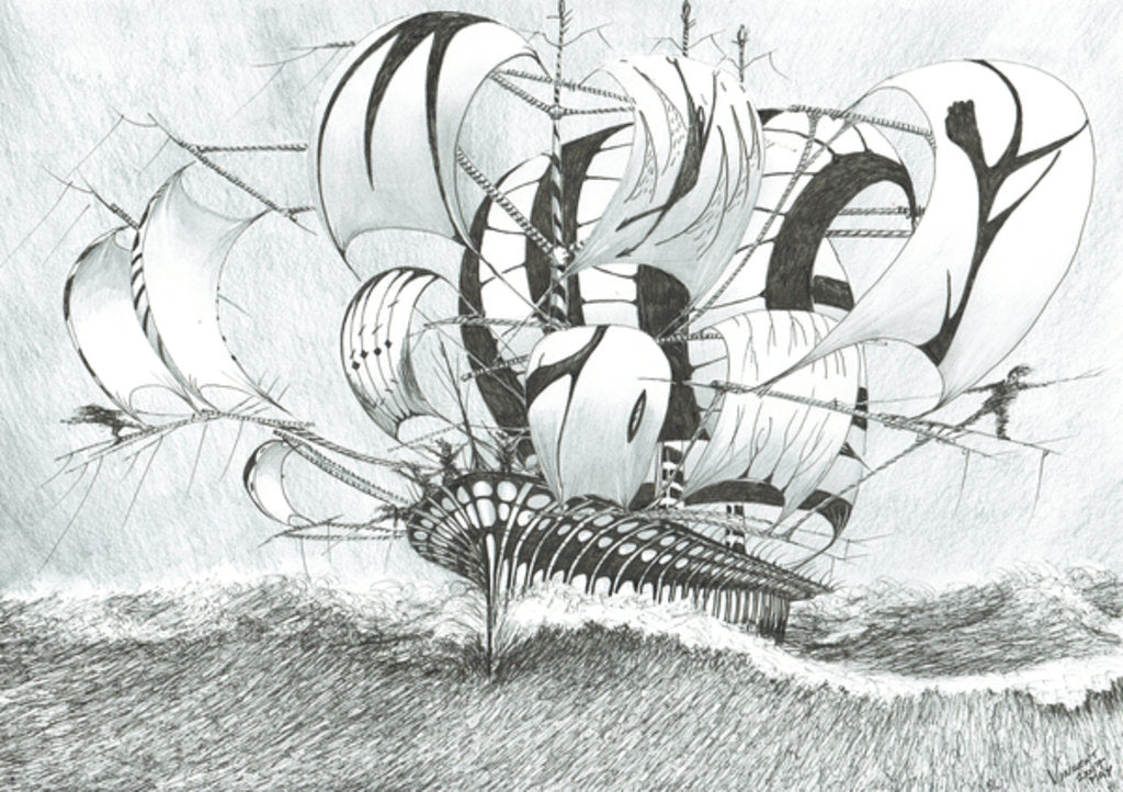 Detail of Storm Creators Bohol Sea, 2017 by Vincent Alexander Booth