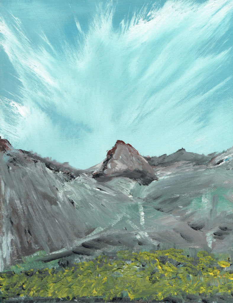 Detail of Lakeland Hills, 2010 by Vincent Alexander Booth