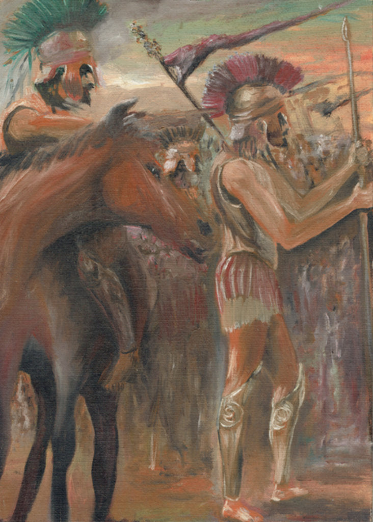 Detail of Conflict, 1984 by Vincent Alexander Booth