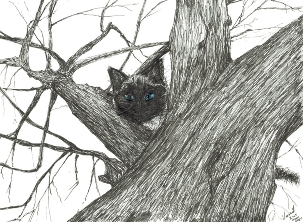 Detail of Apple tree Baby, 2015 by Vincent Alexander Booth