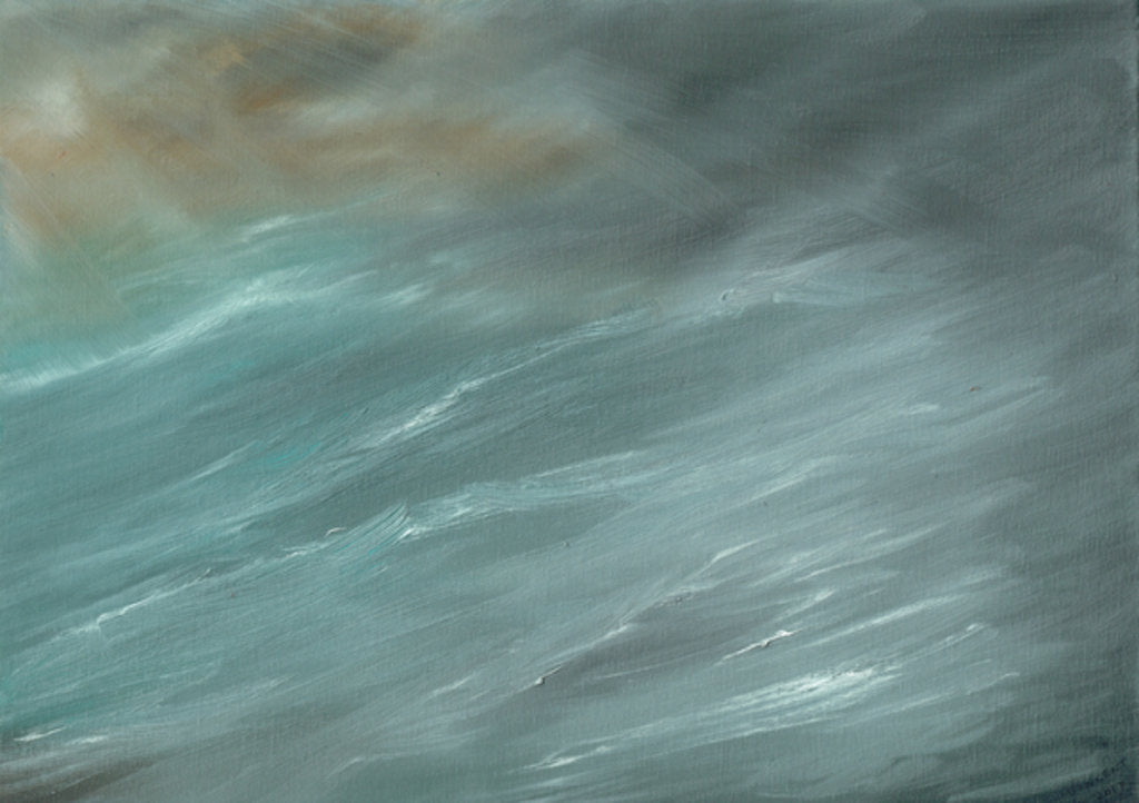Detail of Storm in deep ocean, 2017 by Vincent Alexander Booth