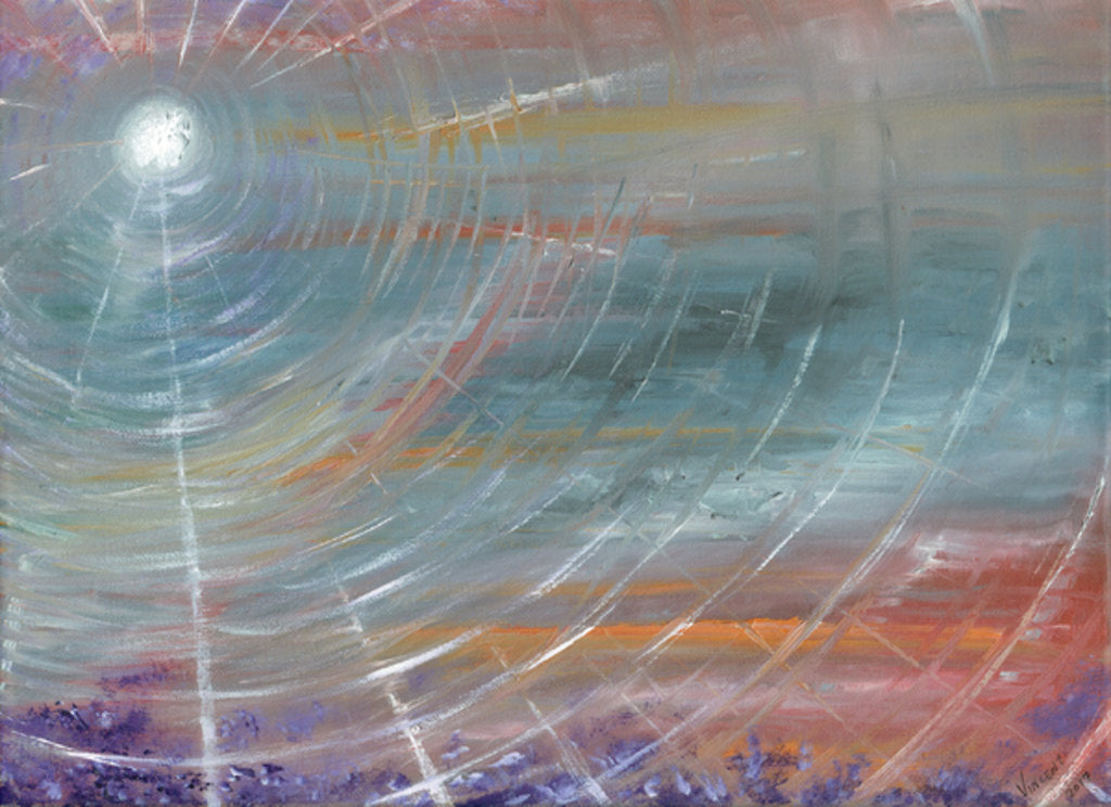 Detail of Moontube, 2017 by Vincent Alexander Booth