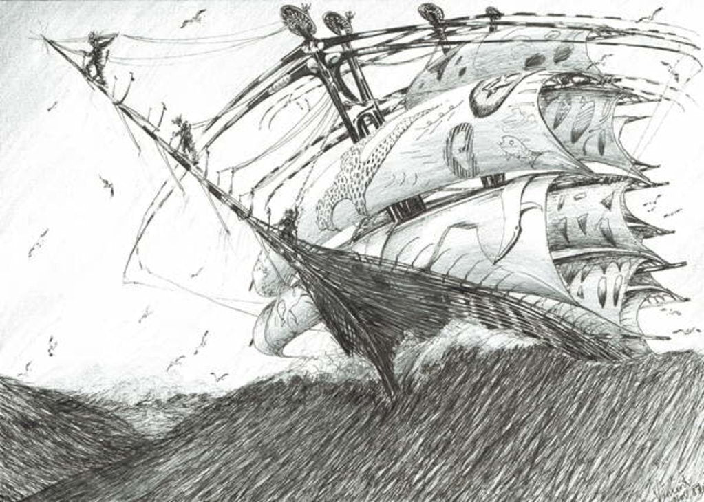 Detail of Storm Creators Barents Sea, 2017 by Vincent Alexander Booth