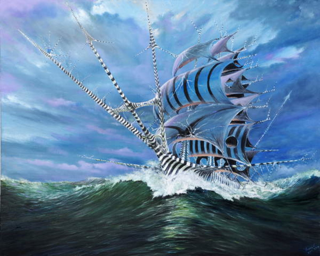 Detail of Storm creators Bali Sea, 2018 by Vincent Alexander Booth