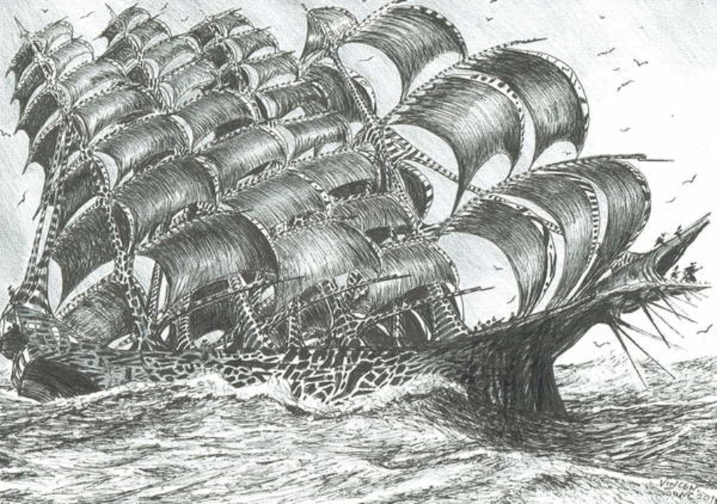 Detail of Storm creators Davis Sea, 2018 by Vincent Alexander Booth