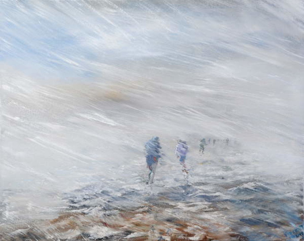 Detail of Edale fell race 2007, 2018 by Vincent Alexander Booth
