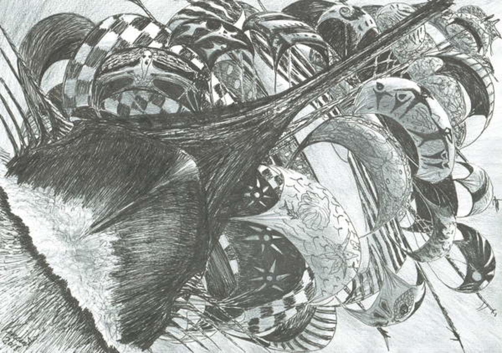 Detail of Storm creators Adriatic Sea, 2018 by Vincent Alexander Booth