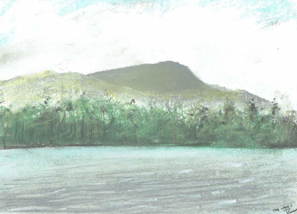 Detail of The lakes and hills, 2005 by Vincent Alexander Booth