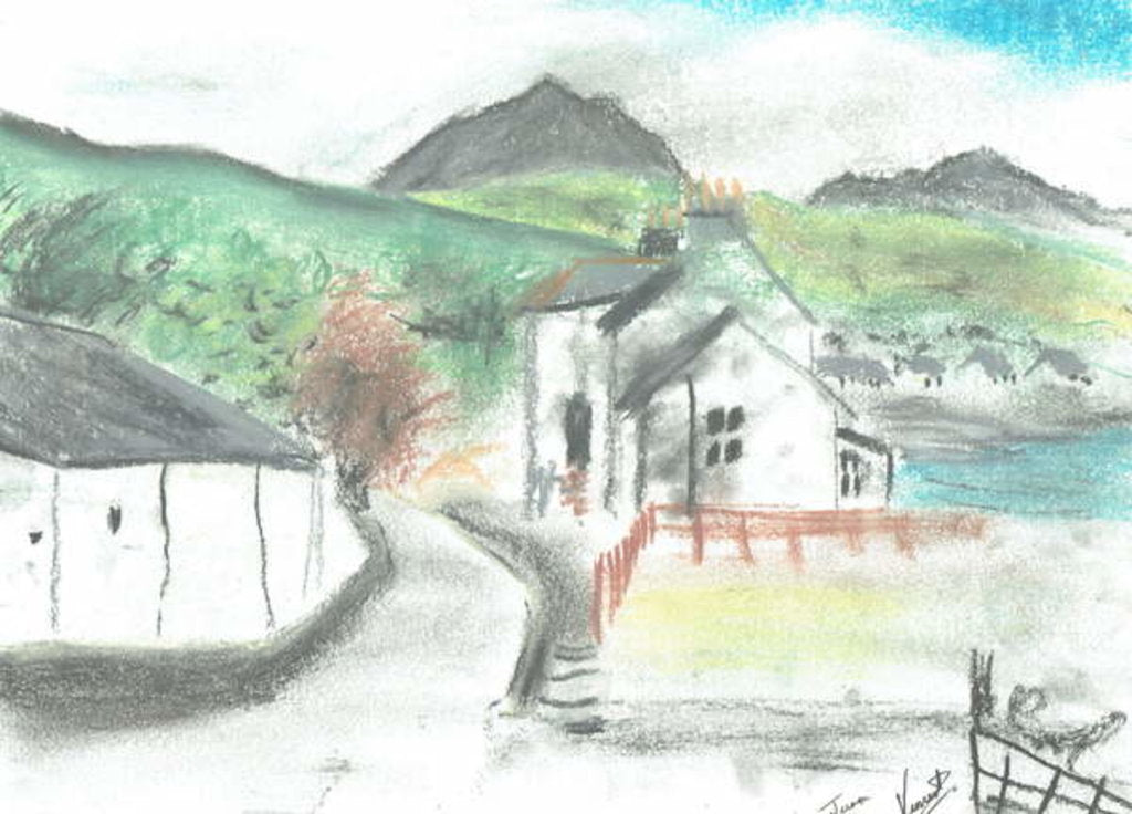 Detail of Main street Jura, 2005 by Vincent Alexander Booth