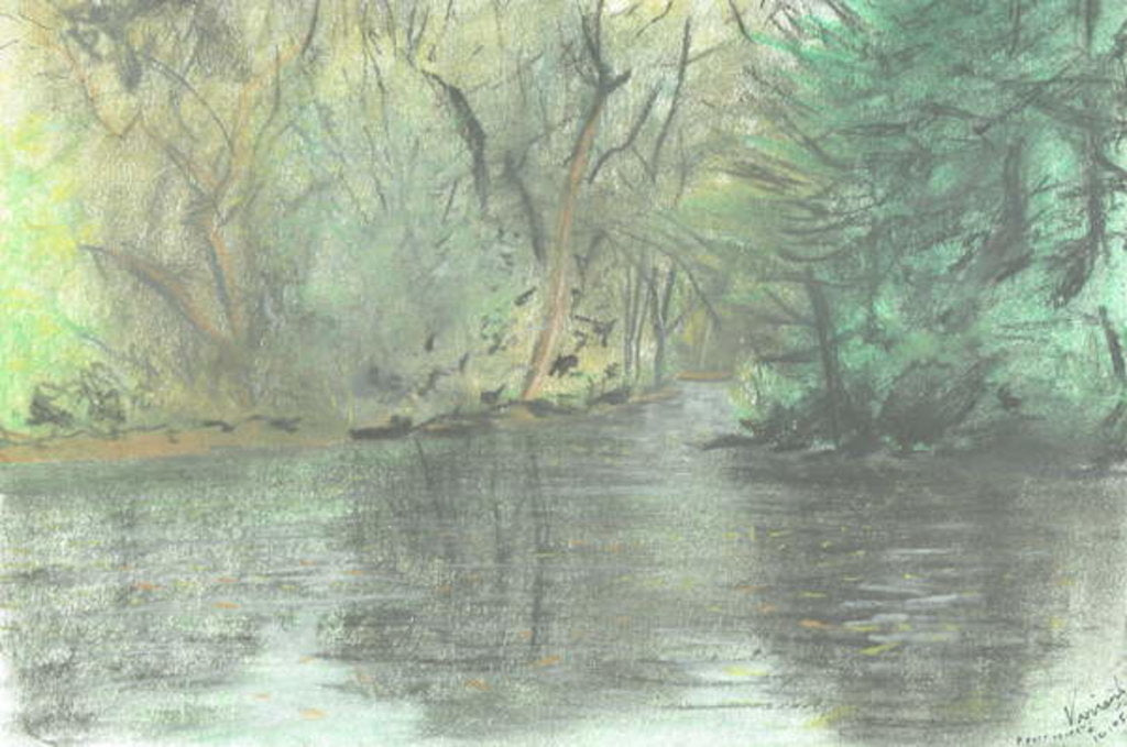 Detail of Marlborough pond, 2005 by Vincent Alexander Booth