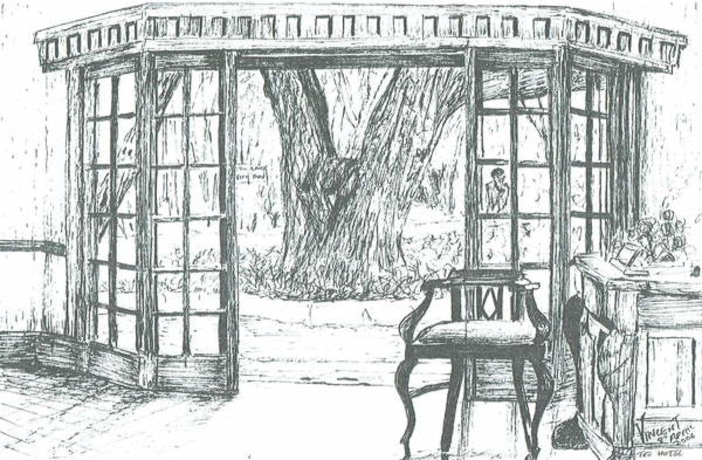 Detail of Hotel reception at Lake Naivasha, Kenya, 2006 by Vincent Alexander Booth