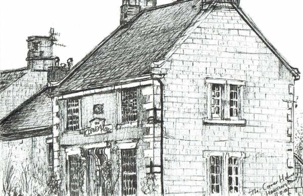 Detail of Corner House, Hartington, 2003 by Vincent Alexander Booth