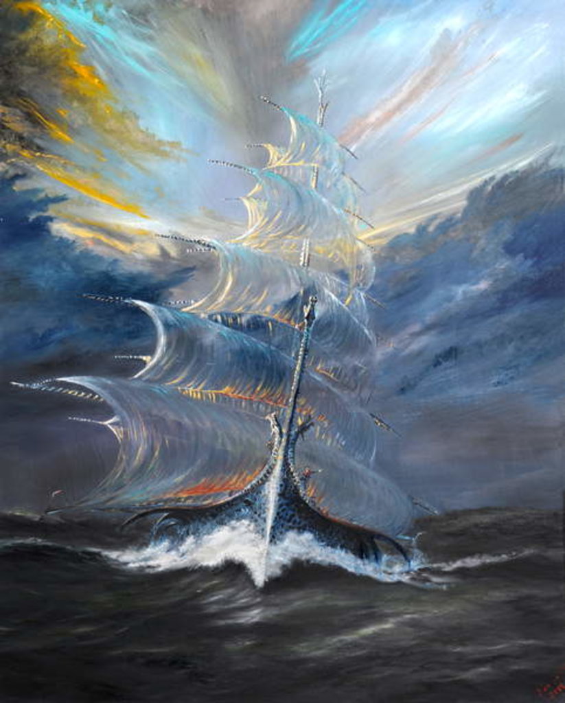 Detail of Storm Creators Beaufort Sea, 2019 by Vincent Alexander Booth