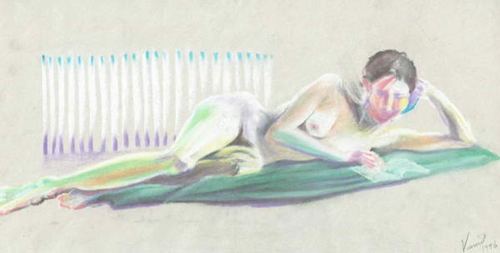 Detail of Model, 1996 by Vincent Alexander Booth