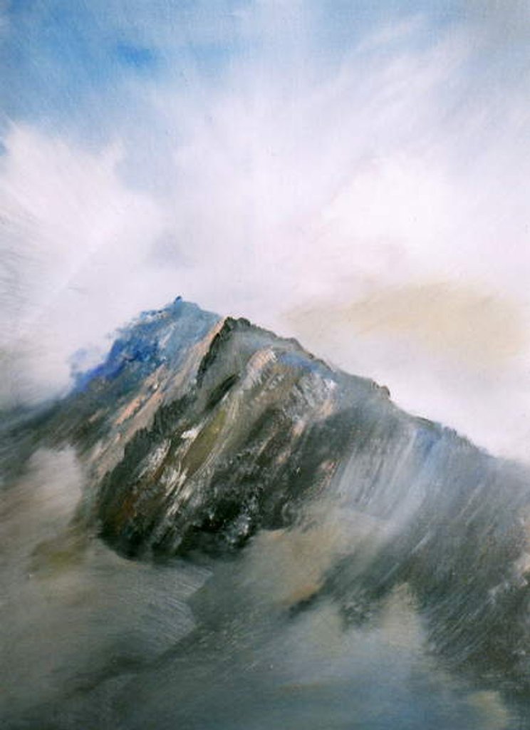 Detail of Snowdon rock of ages, 2014 by Vincent Alexander Booth