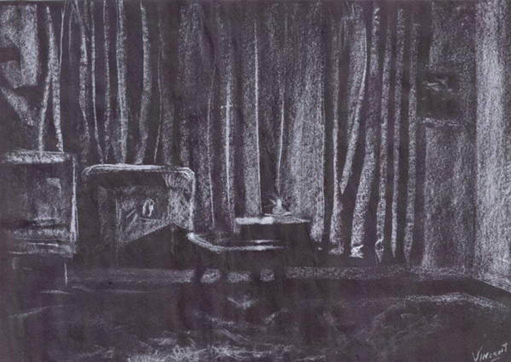 Detail of Curtains by candle light, 1997 by Vincent Alexander Booth