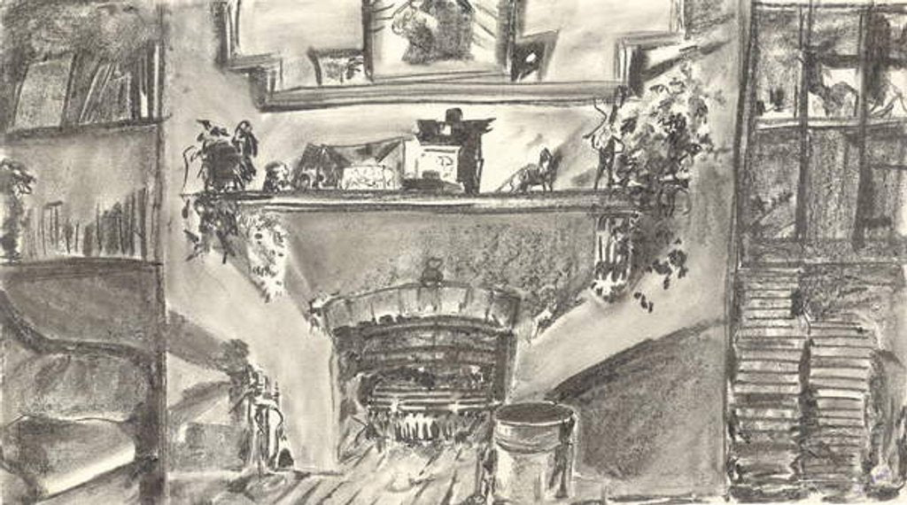 Detail of Fire side by candle light, 1997 by Vincent Alexander Booth