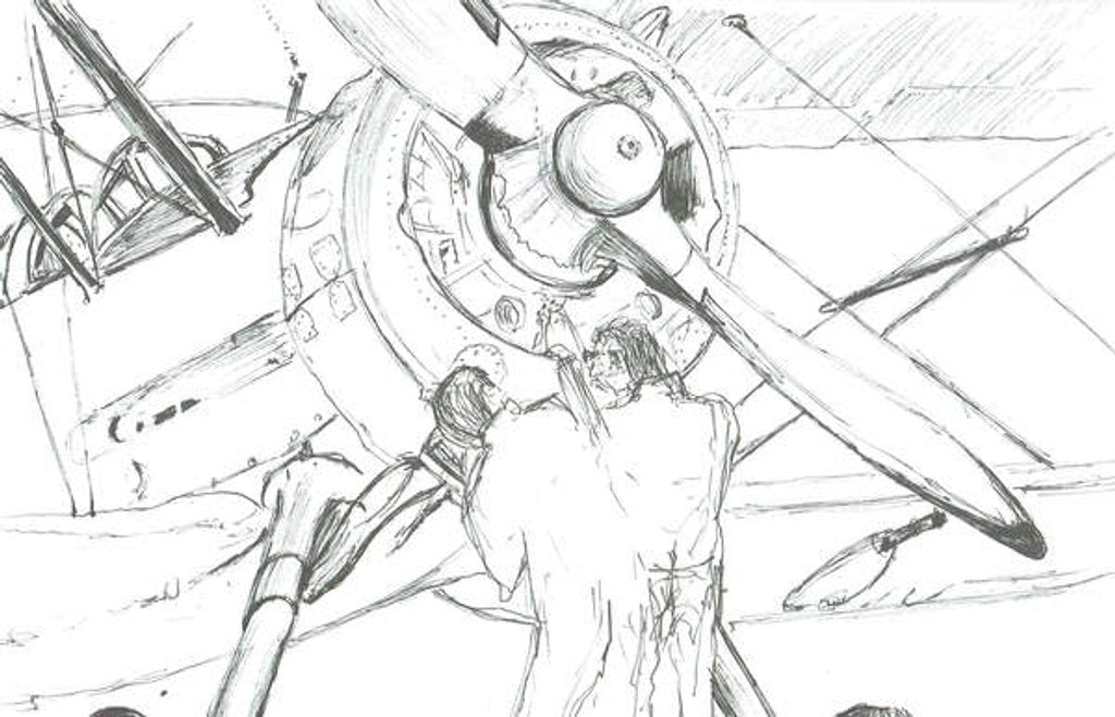 Detail of Mechanics work on Gladiator, 2012 by Vincent Alexander Booth