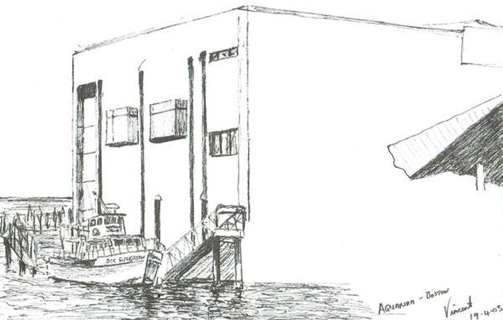 Detail of Aquarium Boston Mass, 2003 by Vincent Alexander Booth
