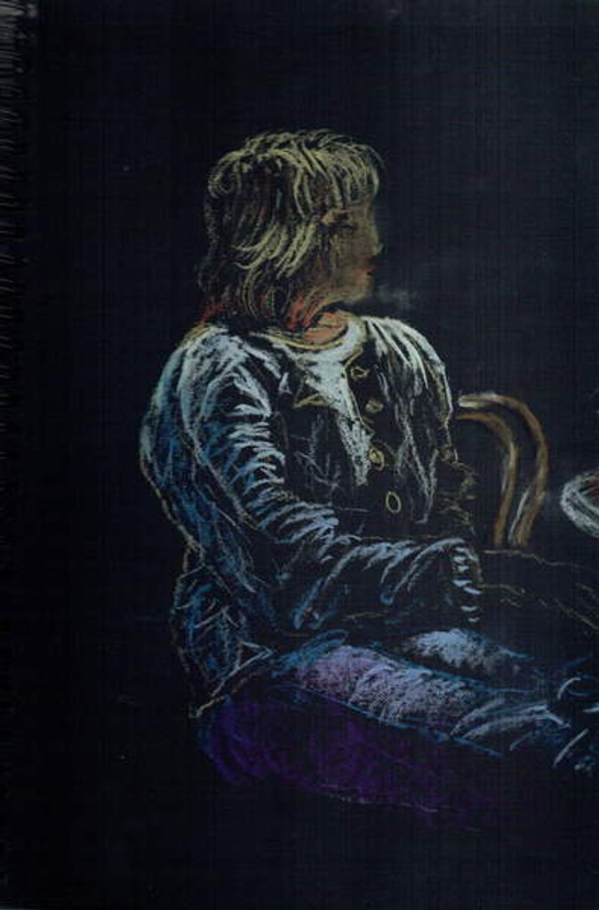 Detail of Guitarist fan, 2009 by Vincent Alexander Booth