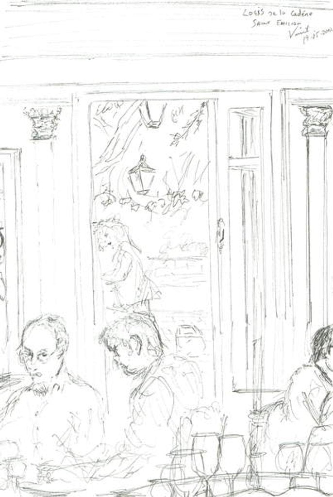 Detail of St Emilion Restaurant, 2015 by Vincent Alexander Booth