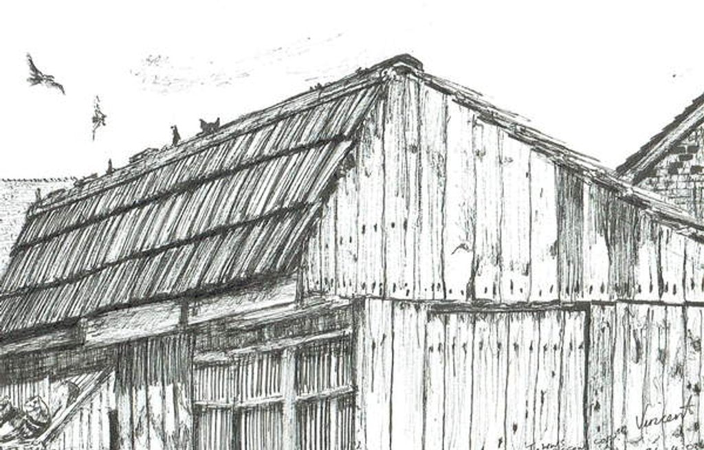 Detail of Pigeon loft, 2003 by Vincent Alexander Booth