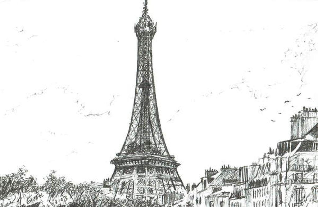 Detail of Eiffel Tower, 2003 by Vincent Alexander Booth