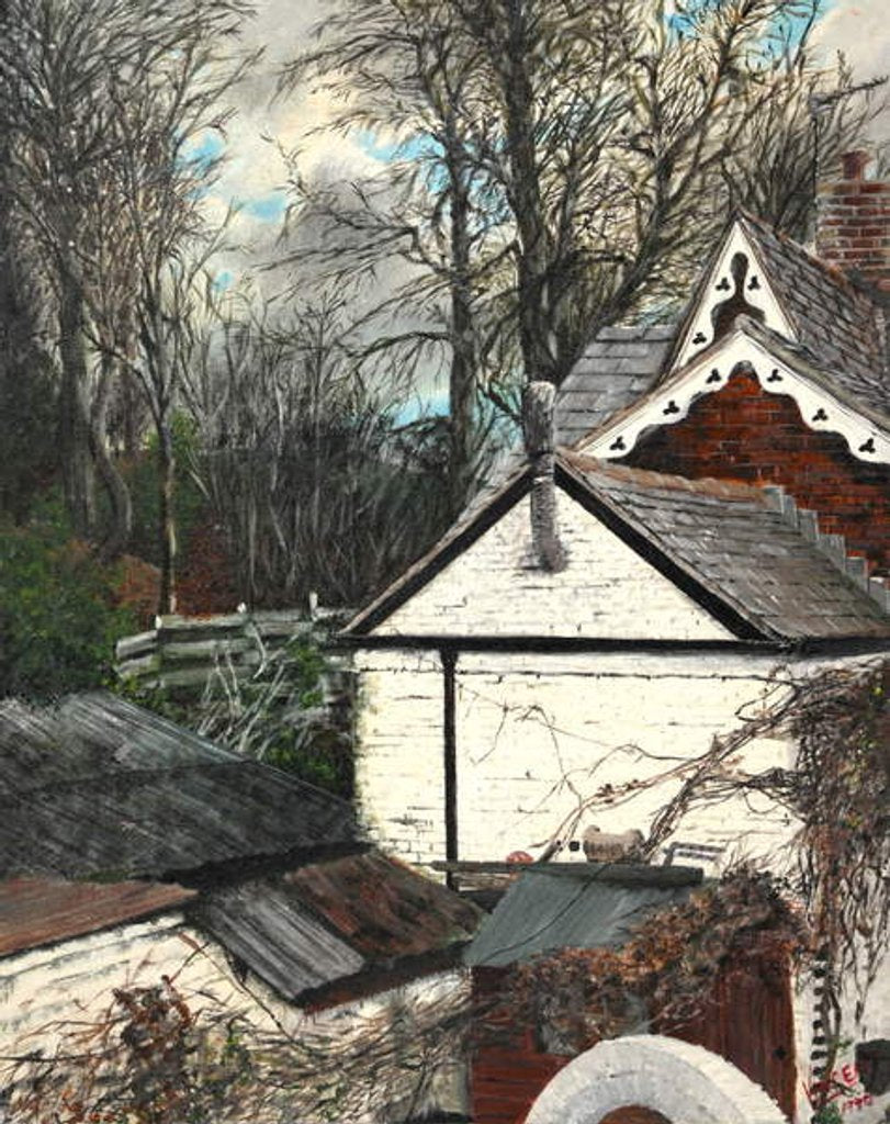 Detail of A Haunted Hill Mold Wales, 1990 by Vincent Alexander Booth