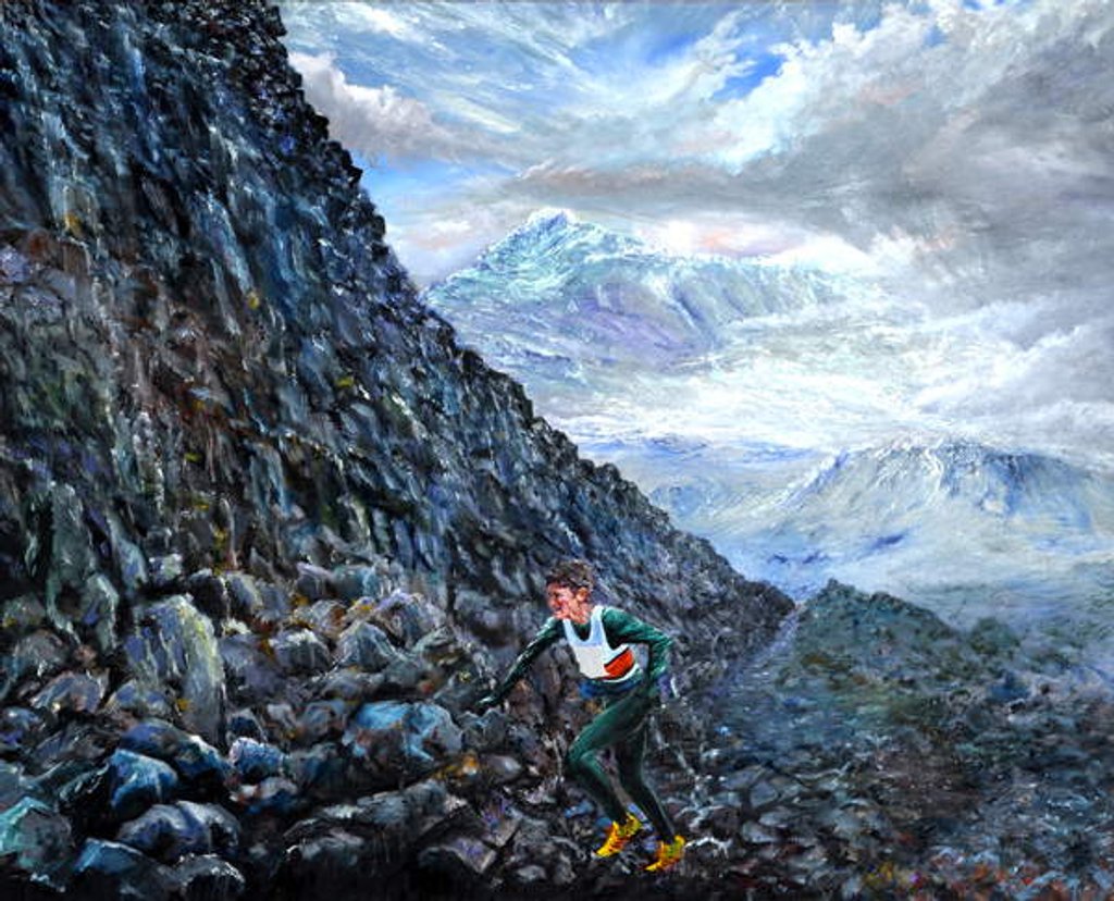 Detail of Mountain Legend, 2019 by Vincent Alexander Booth