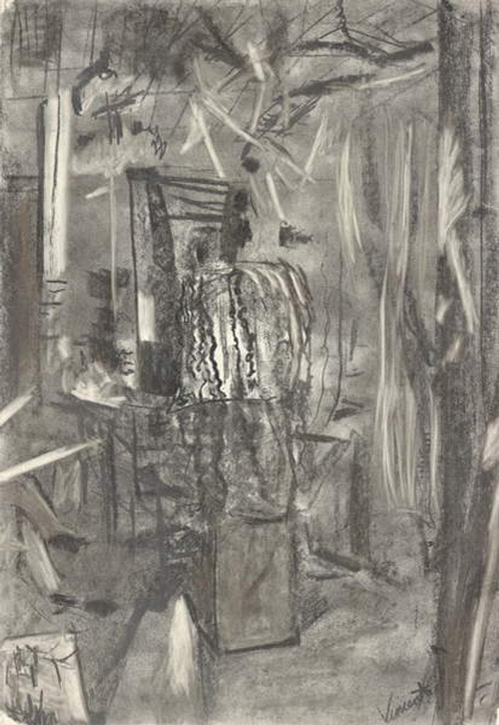 Detail of Candle and shadows, 1997 by Vincent Alexander Booth