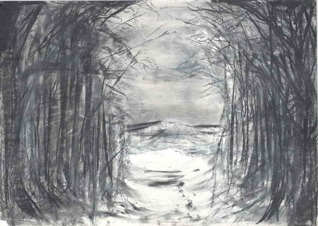 Detail of Top of the lane Osmotherley, 1997 by Vincent Alexander Booth