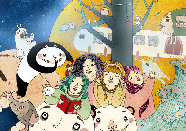 Detail of Bed time Story, 2013 by Yoyo Zhao