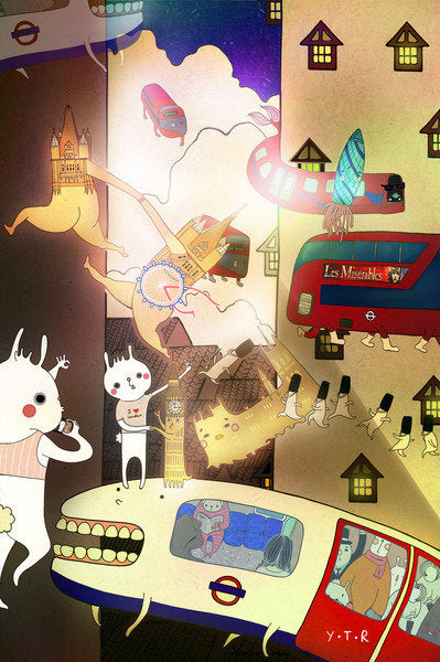 Detail of City escape, 2013 by Yoyo Zhao