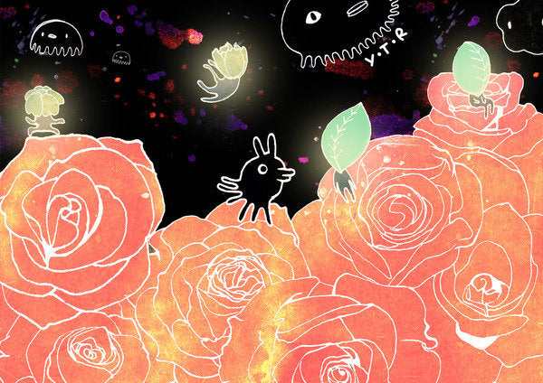 Detail of Rose garden, 2014 by Yoyo Zhao