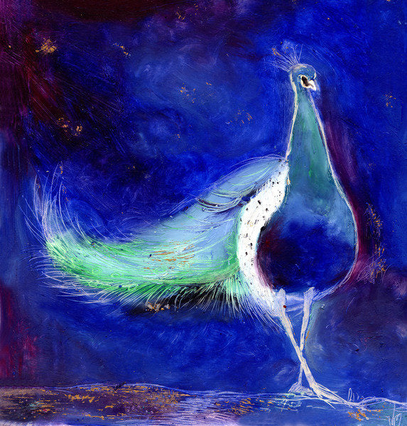 Detail of Peacock Blue, 2013 by Nancy Moniz Charalambous