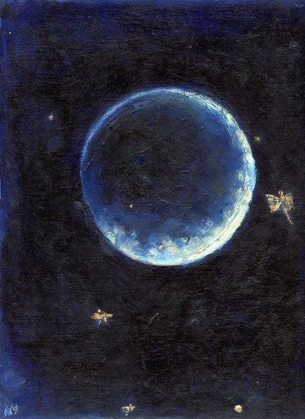 Detail of Little Lune, 2014 by Nancy Moniz Charalambous