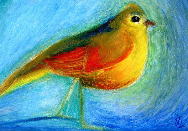 Detail of The Wishing Bird, 2012 by Nancy Moniz Charalambous