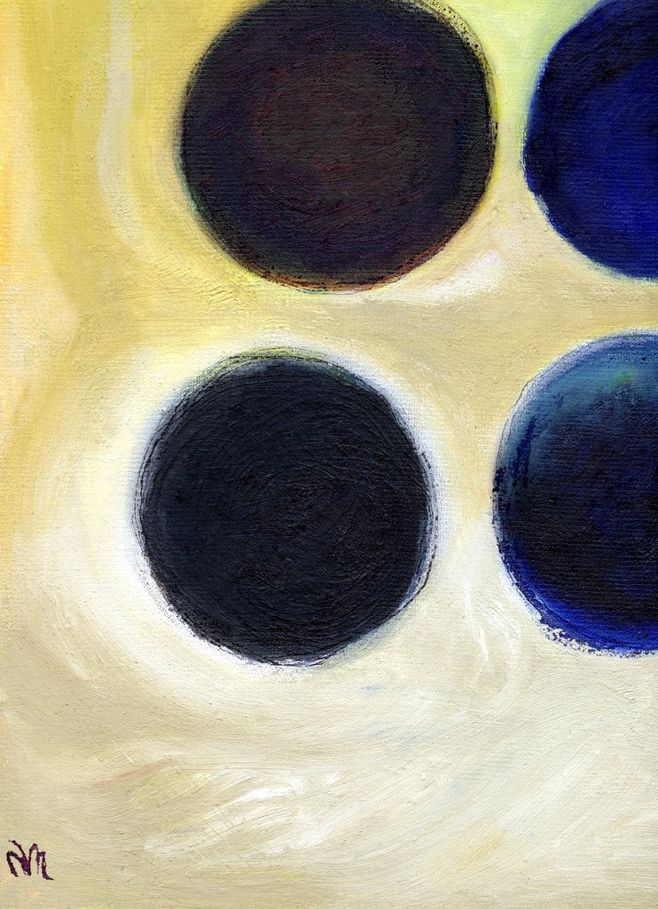 Detail of The Happy Dots 9, 2014 by Nancy Moniz Charalambous