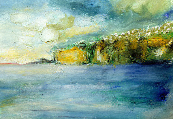 Detail of A Postcard from Madeira, 2014 by Nancy Moniz Charalambous