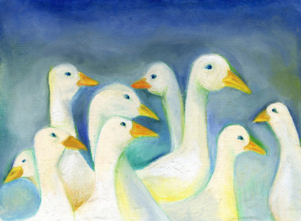 Detail of Gaggle, 2012 by Nancy Moniz Charalambous