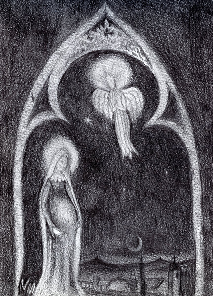 Detail of Angel Gabriel, 2015 by Nancy Moniz Charalambous