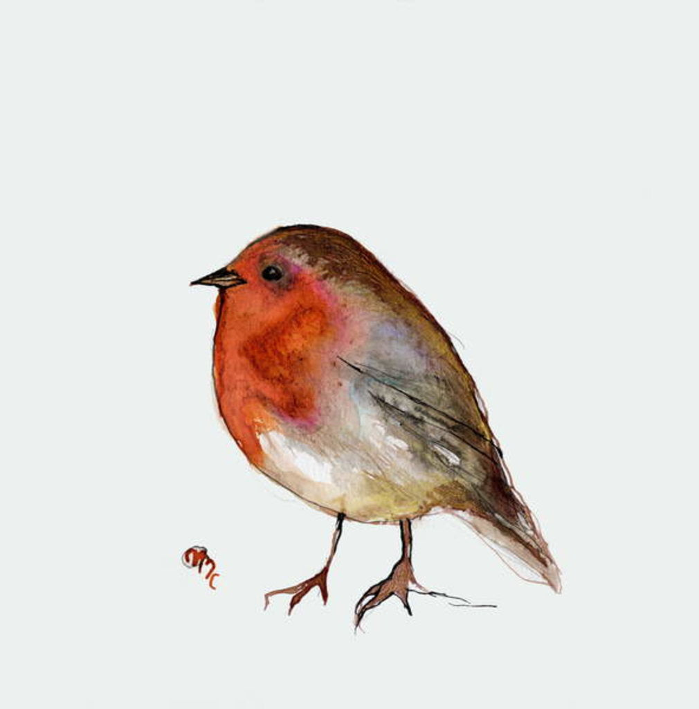 Detail of Fat Robin, 2017 by Nancy Moniz Charalambous