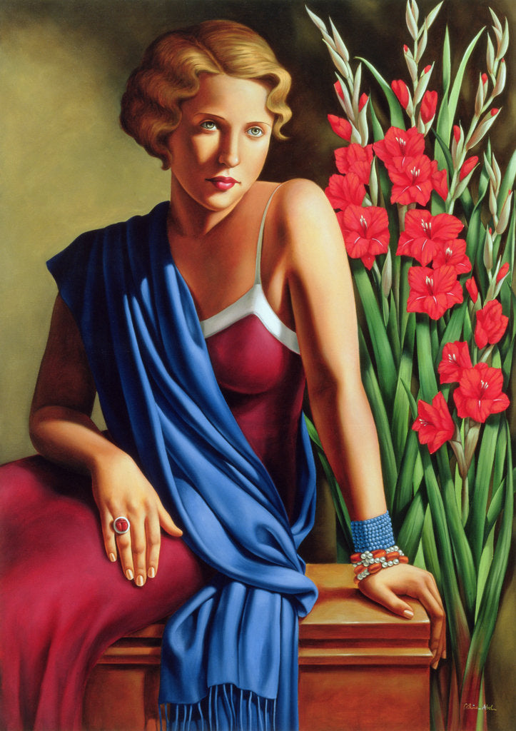 Detail of Girl with the Scarab Ring, 2005 by Catherine Abel