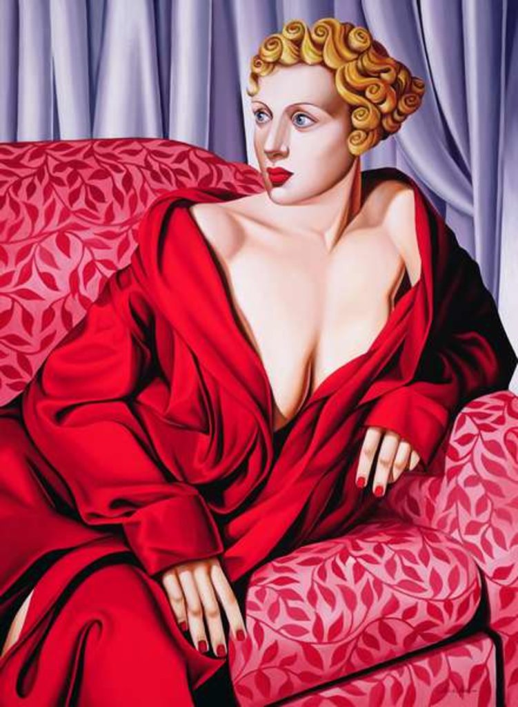 Detail of Red Kimono, 2003 by Catherine Abel