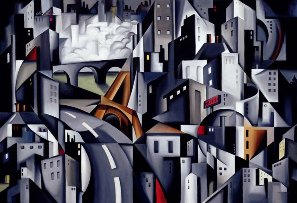 Detail of La Rive Gauche, 2002 by Catherine Abel