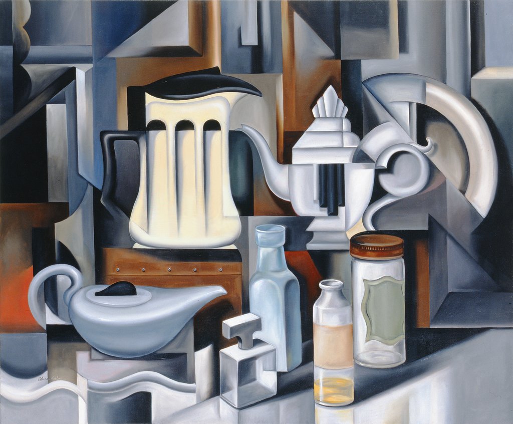 Detail of Still Life with Teapots, 2003 by Catherine Abel