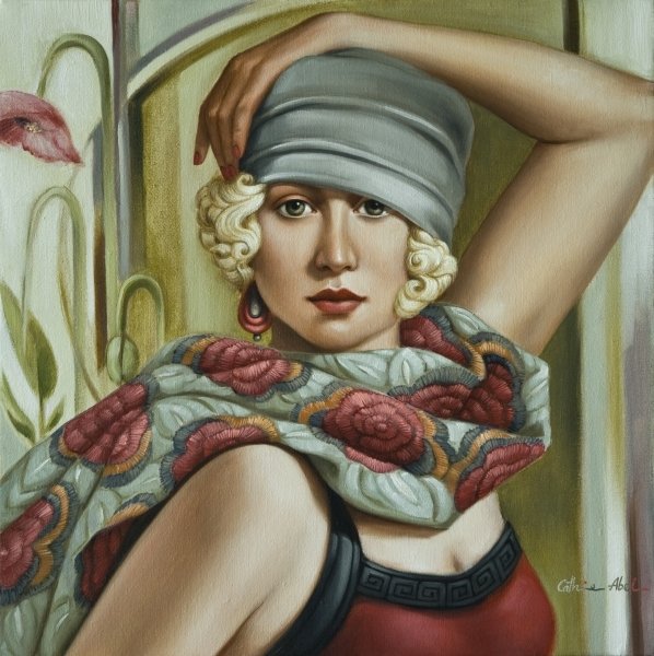 Detail of Grey Cloche, 2009 by Catherine Abel